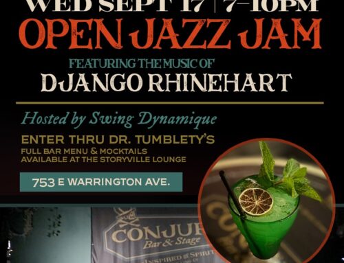 Wednesday, September 17 – HOT CLUB JAZZ JAM