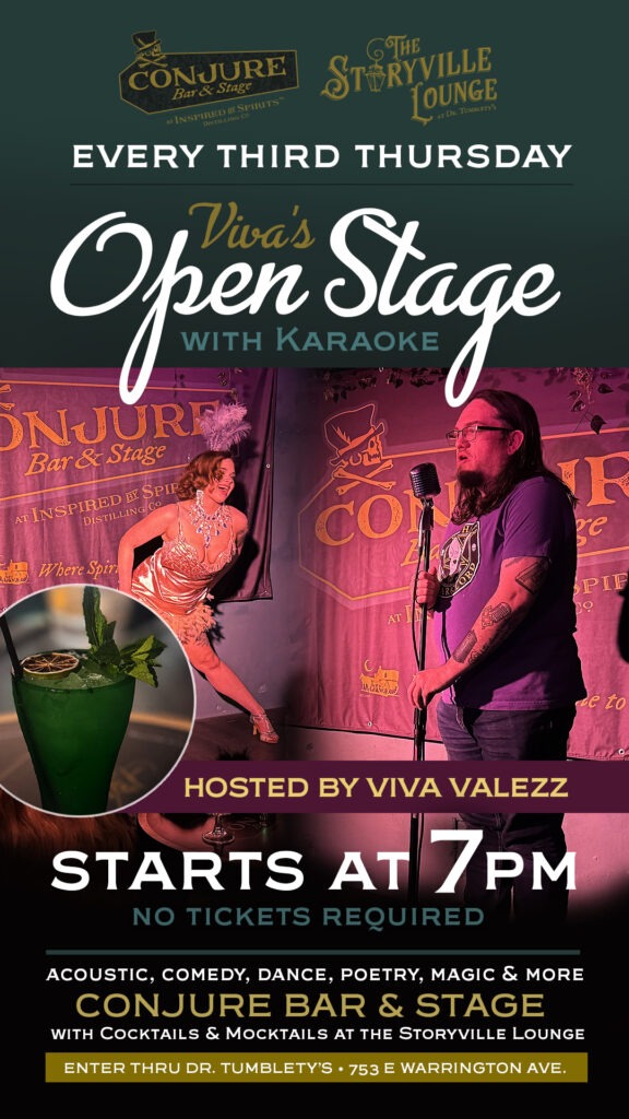 Inspired-By-Spirits-Storyville-Lounge-Distillery-Storyville-Pittsburgh-Conjure-Bar-and-Stage-Vivas-Open-Stage-Flyer-web-1080x1350