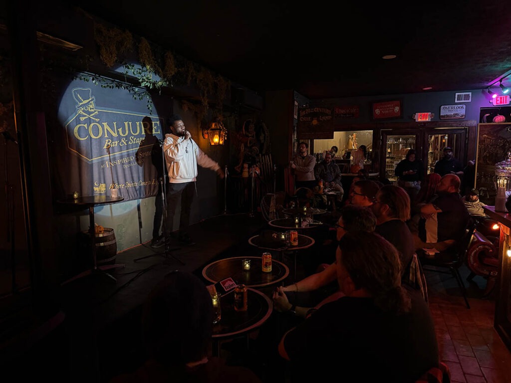 Conjure-Bar-and-stage-Bougie-Bitch-Comedy-Jenny-Lopez-Flyer-Open-Mic-Conjure-Bar-and-Stage-1080x1920-1