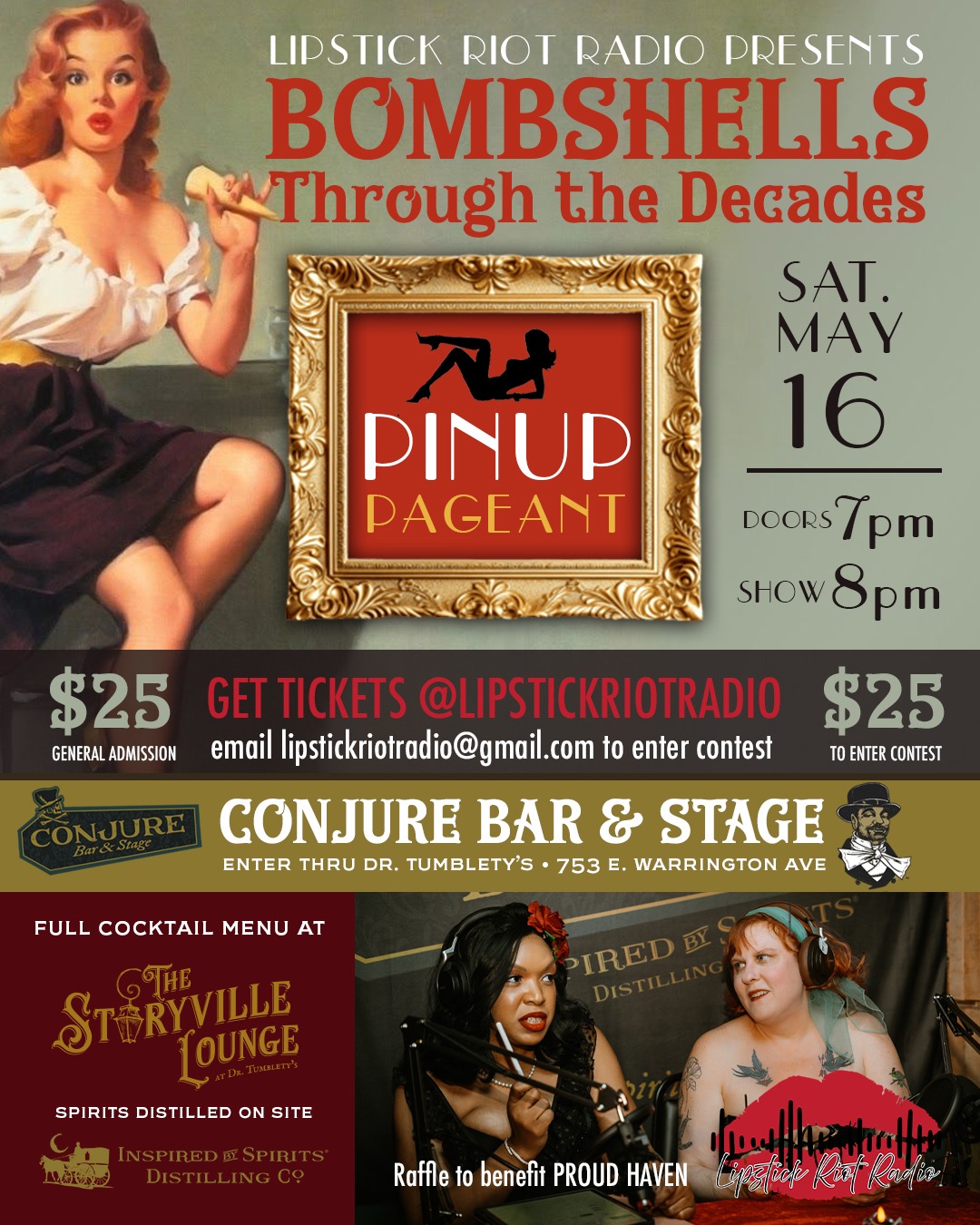 Conjure-Bar-Stage-Lipstick-Riot-Radio-Bombshells-Decades-Flyer02