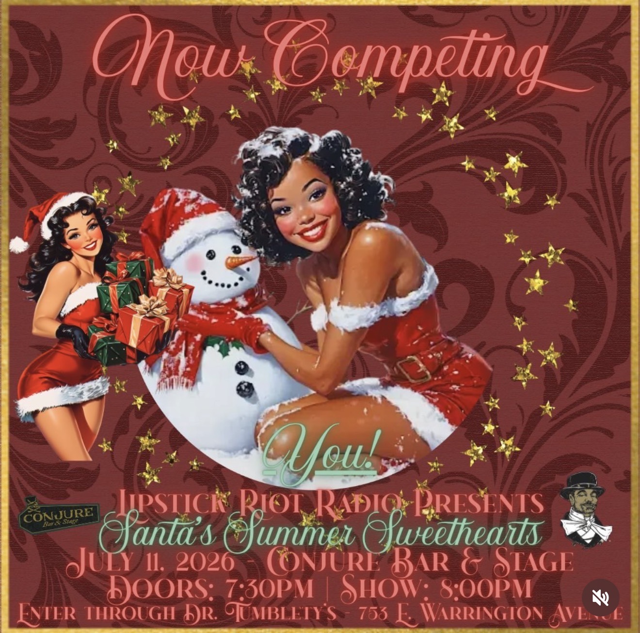 Conjure-Bar-Stage-Lipstick-Riot-Radio-Bombshells-Decades-Flyer02