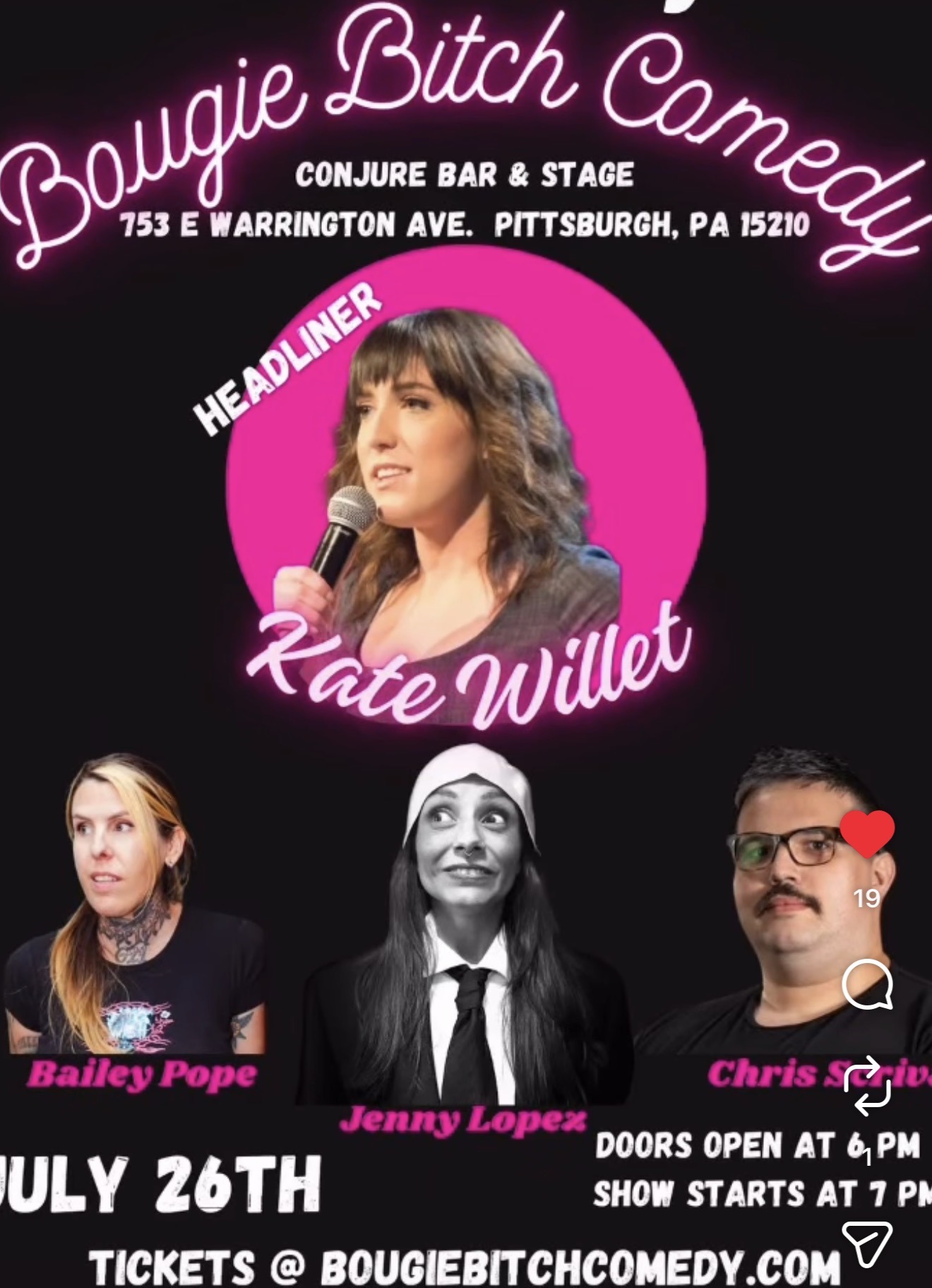 Conjure-Bar-and-stage-Bougie-Bitch-Comedy-Jenny-Lopez-Flyer-Open-Mic-Conjure-Bar-and-Stage-1080x1920-Kate-Willet